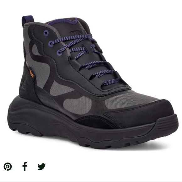 Teva Rapid Geotrecca Rp Black Women’s Boots Guc 11